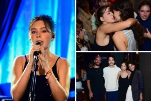 Flor Gil estreia no palco com família, namorada e famosos na plateia