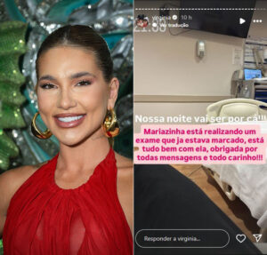 Virginia Fonseca se pronuncia sobre internação da filha Maria Alice: Está tudo bem com ela