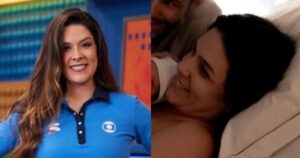 Nasceu! Jornalista da Globo, Renata Silveira exibe rostinho do bebê pela primeira vez