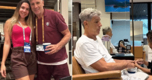 Novo homem! Filha leva Renato Gaúcho para ‘fazer as unhas’: ‘Um bebê’