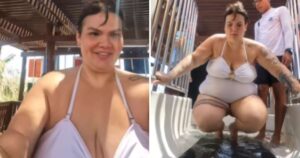 Thais Carla realiza sonho de infância após emagrecer 72kg: ‘Não dá pra descrever’