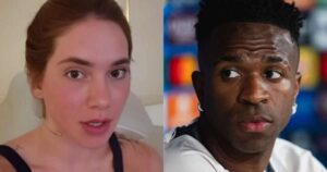 FLAGRA! Virginia manda recado para Vini Jr. e surpreende a internet: ‘Mas já?’
