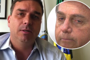 Flávio Bolsonaro alfineta Michelle: “É um cara de 70 anos”
