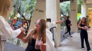Ana Paula Siebert flagra Rafa Justus matando aula no shopping