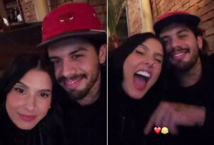 Zé Felipe e Ana Castela curtem noite romântica e cantora diverte fãs ao “trollar” presente do namorado