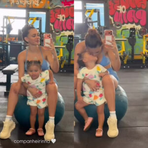 Nasce Eva, primeira filha da ginasta Jade Barbosa