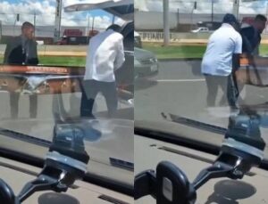 Caixão com cadáver cai no meio da rua em avenida movimentada; veja vídeo