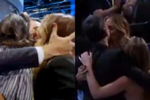 César Tralli e Ticiane Pinheiro protagonizam ‘beijão’ na redação do Jornal Nacional