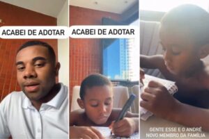 Davi Brito chama menino de ‘filho’, diz que adotou e gera polêmica