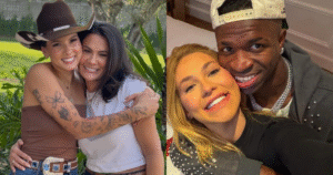 Mãe de Ana Castela curte publicação que critica namoro de Virginia e Vini Jr.