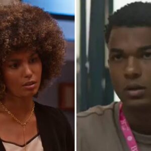 Dona de Mim - Katinha (Lenita Oliver) mente para Samuel (Juan Paiva)