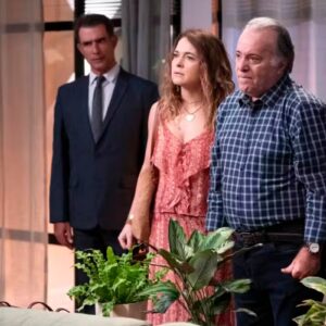 Ricardo (Marcos Pasquim), Filipa (Claudia Abreu) e Abel (Tony Ramos)