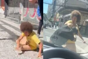 Deputado petista é filmado em briga de rua em Curitiba