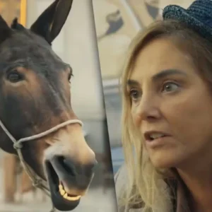 fotomontagem de policarpo e zulma (heloisa périssé) em êta mundo melhor