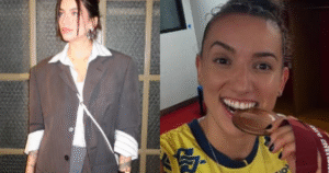 Influenciadora relembra ter sonhado com jogadora de volêi antes de virarem namoradas: ‘Acredite’