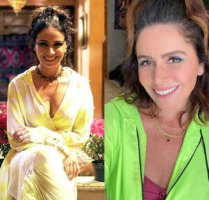 Ticiane Pinheiro, Rafa Justus e Manu Tralli prestigiam César Tralli nos bastidores do Jornal Nacional