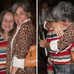 Gloria Pires prestigia Debora Duarte no teatro