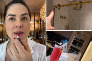 Graciele Lacerda mostra detalhes da mansão com Zezé Di Camargo