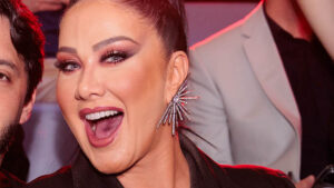 Helen Ganzarolli surge com seu novo amor em gravação no SBT