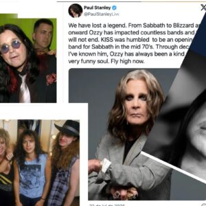 Famosos lamentam a morte de Ozzy Osbourne