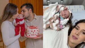 Influenciadora Gabriella Jacinto desabafa sobre estado da filha de dois meses na UTI: ‘A cada minuto’