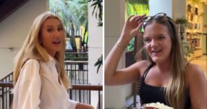 Ana Paula Siebert flagra Rafa Justus ‘matando aula’ e questiona: ‘Fazendo o que aqui?’