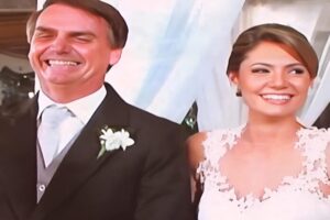 “Você é o meu grande amor”, diz Michelle ao celebrar 18 anos de casamento com Jair Bolsonaro