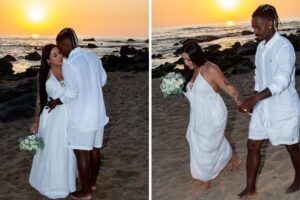 Jogador surpreende esposa com aliança de R$ 200 mil em celebração luxuosa na Itália