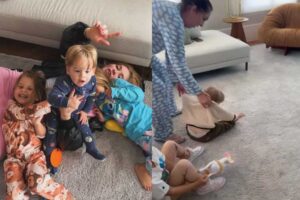 Virginia emociona ao registrar José Leonardo dando os primeiros passos