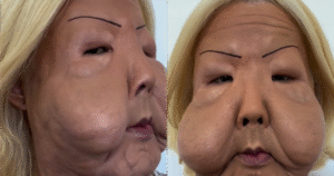 Juju do Pix é submetida à cirurgia no rosto para remoção de óleo mineral