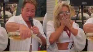 Leonardo choca Poliana Rocha em navio com atitude inesperada; veja