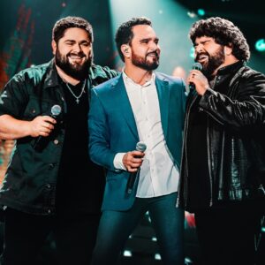 Luciano Camargo e a dupla César Menotti e Fabiano