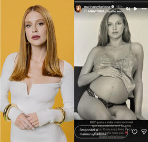 Marina Ruy Barbosa celebra aniversário da mãe e relembra foto da matriarca grávida