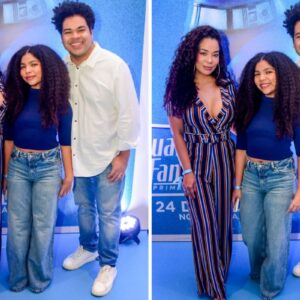 Micheli Machado, Robson nunes e a filha deles, Morena