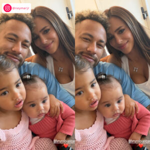 Neymar Jr. e Bruna Biancardi surgem em novo clique ao lado das filhas. Confira os melhores momentos entre eles