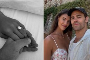 Paul Wesley e modelo brasileira ficam noivos na Itália