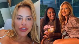 Poliana Rocha é sincera ao ler comparação com mãe de Vini Jr.: ‘Triste’