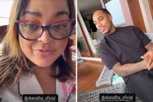 O Kannalha visita Preta Gil e enche a cantora de carinho