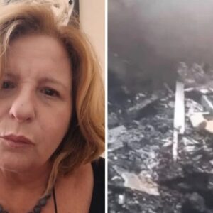 Atriz Ticiana Studart - incêndio