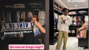 Virginia compartilha detalhes de uma manhã com Vini Jr.