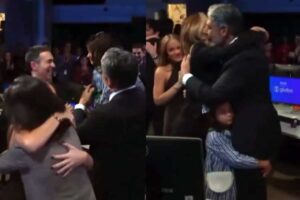 Filha de César Tralli confunde William Bonner com o pai e rende cena engraçada nos bastidores