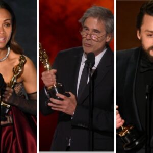 Zoe Saldaña, o diretor de Ainda Estou Aqui Walter Salles e Kieran Culkin