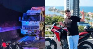 Influenciador morre aos 20 anos em grave acidente e namorada lamenta: ‘Meu amor’
