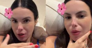 Sthefany Brito revela sintoma grave da terceira gravidez: ‘A gente dá um jeito’