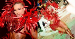 Virginia ignora críticas após estrear como Rainha de Bateria