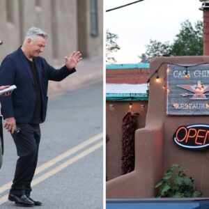Alec Baldwin janta em restaurante mexicano após se livrar de processo