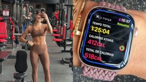 Ana Castela ostenta acessórios de mais de R$ 160 mil durante treino na academia