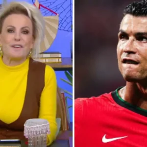 Ana Maria Braga e Cristiano Ronaldo