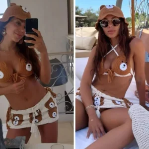 Anitta e Marina Sena de biquíni