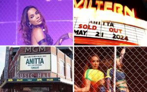Anitta celebra sucesso da turnê internacional ‘Baile funk experience’